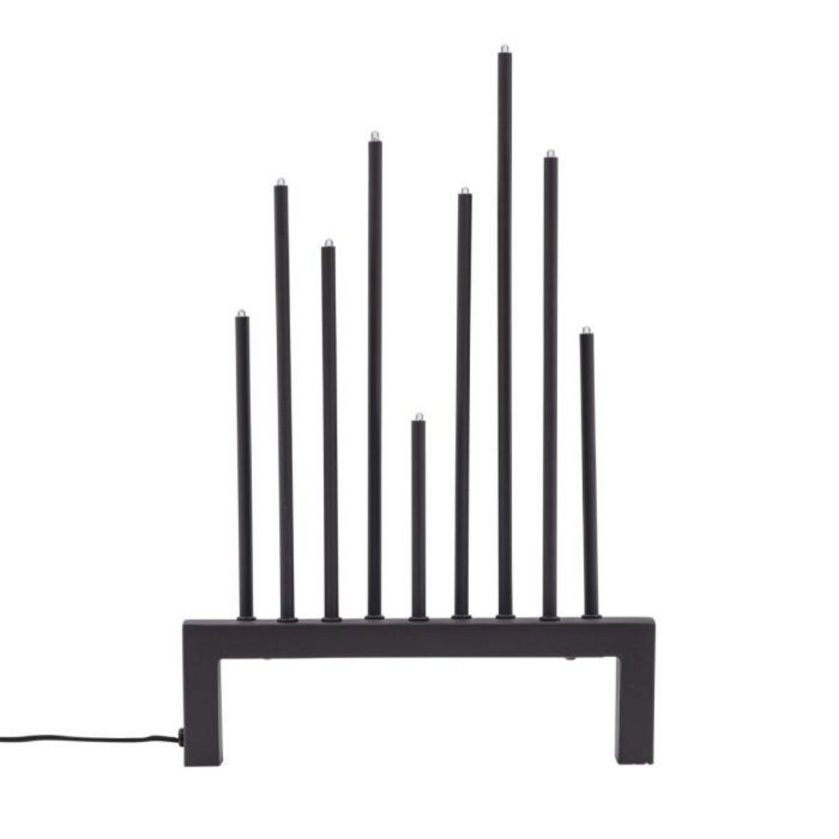 Paris Prix Lampe à Poser Bougeoir Déco  Vallasen  27cm Marron