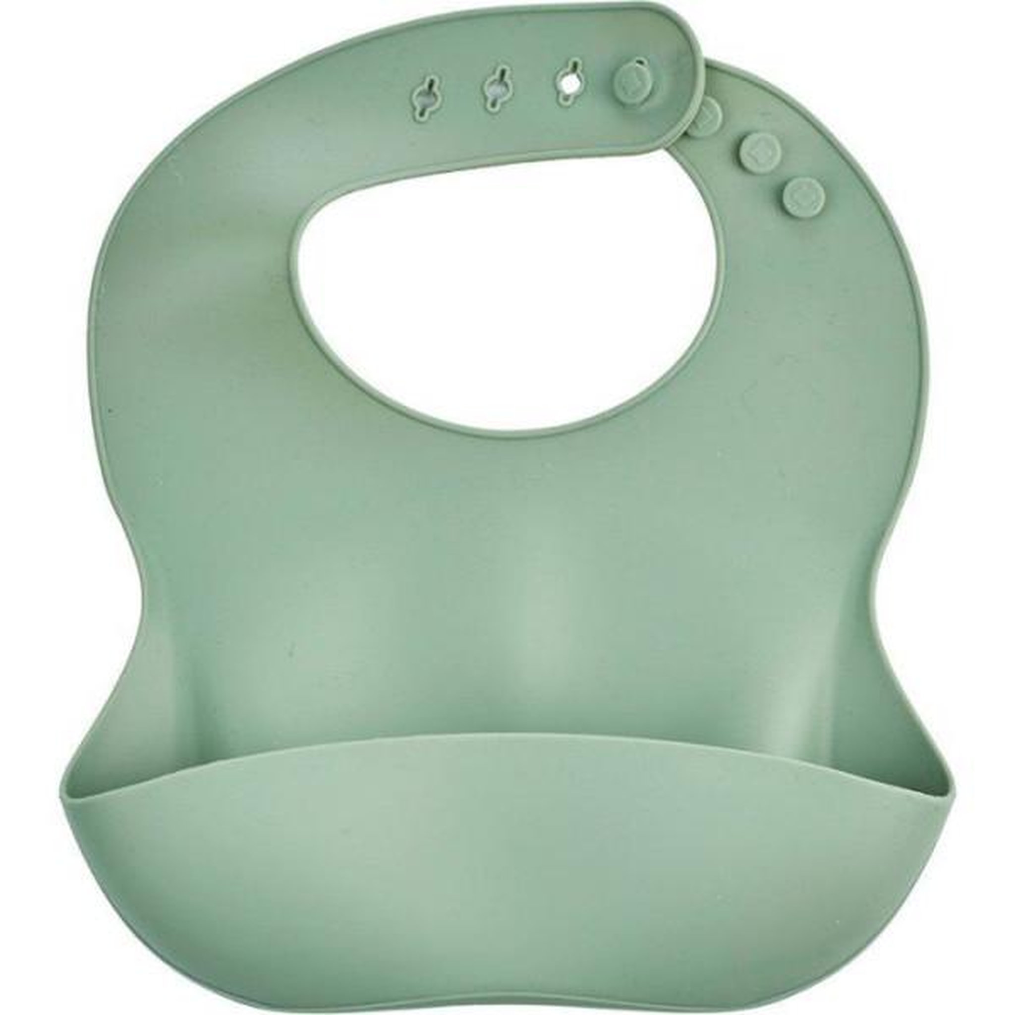 THERMOBABY Bavoir silicone - THERMOBABY - Avec récupérateur - Vert cactus