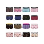 FREEGUN Pack Surprise de 3 Shortys microfibre fille. Coloris disponibles : Noir