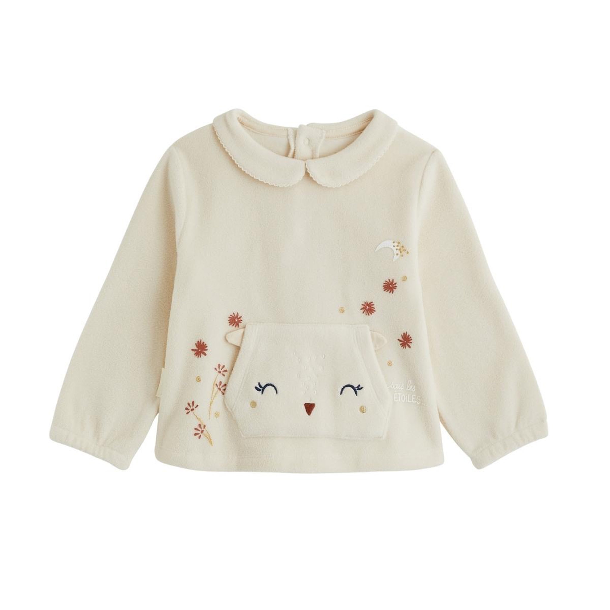Voir la diapositive 5 : PETIT BEGUIN Pyjama enfant 2 pièces en polaire ollie