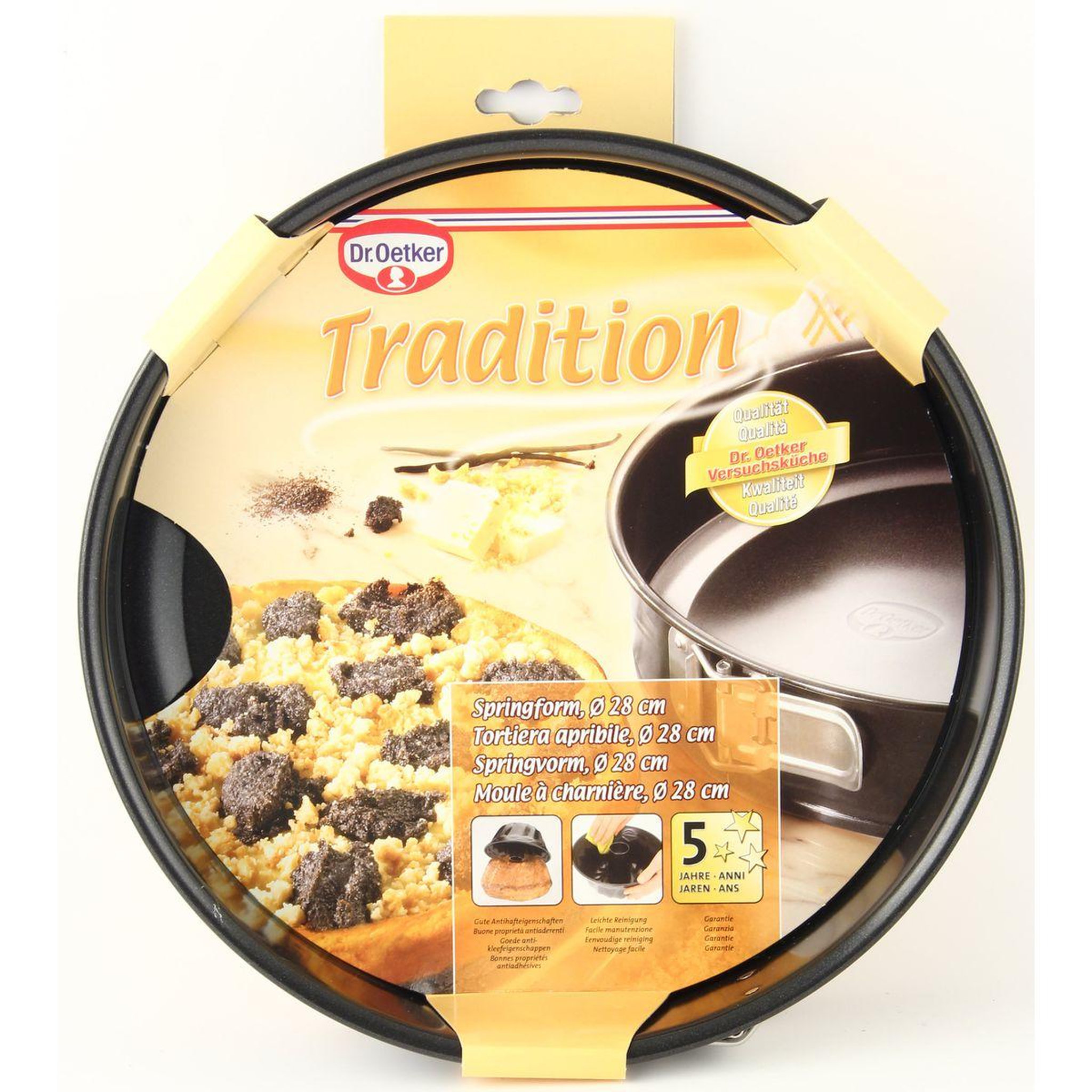 Voir la diapositive 5 : DR.OETKER Moule à manqué à charnière 28 cm dr.oetker tradition