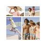 Voir la diapositive 3 : FREEGUN Boardshort court garçon avec ceinture demi-élastiquée