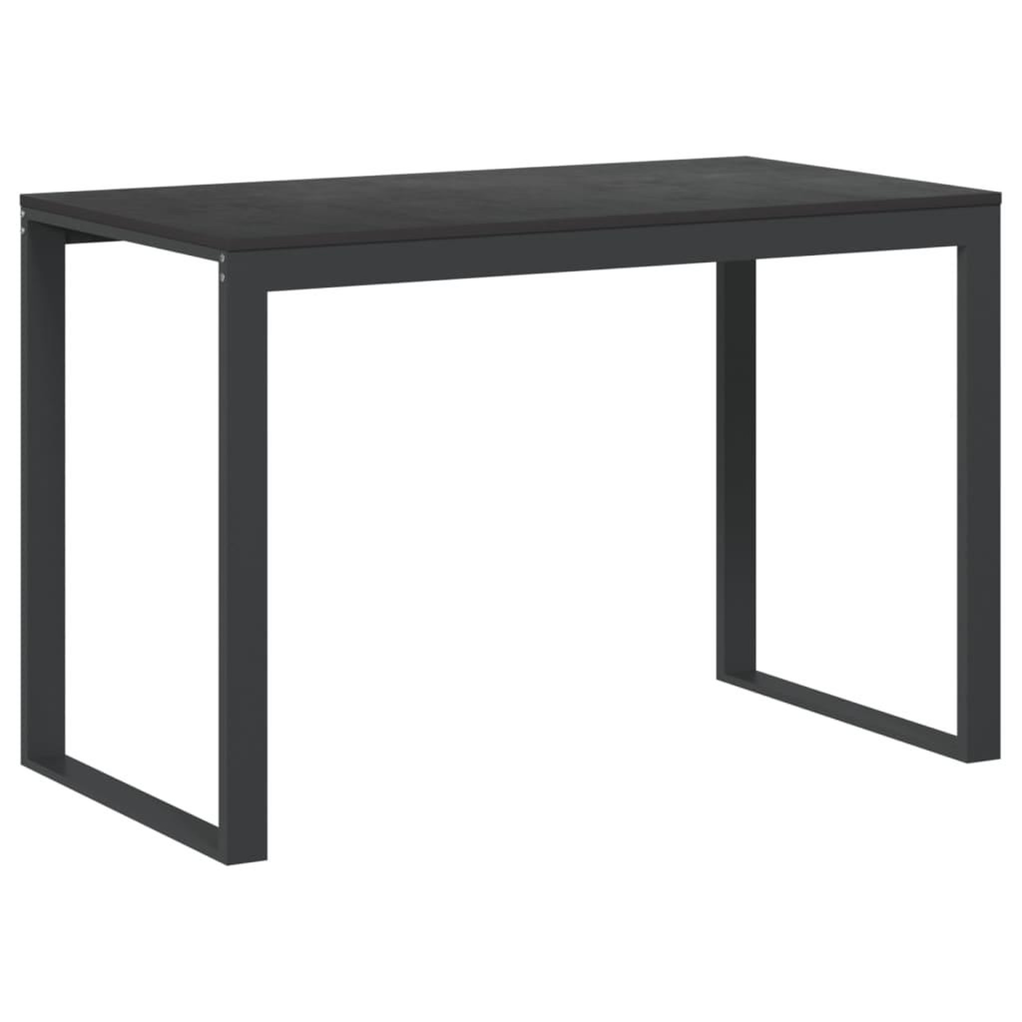 Voir la diapositive 2 : VIDAXL Bureau d'ordinateur Noir 110x60x73 cm Bois d'ingenierie