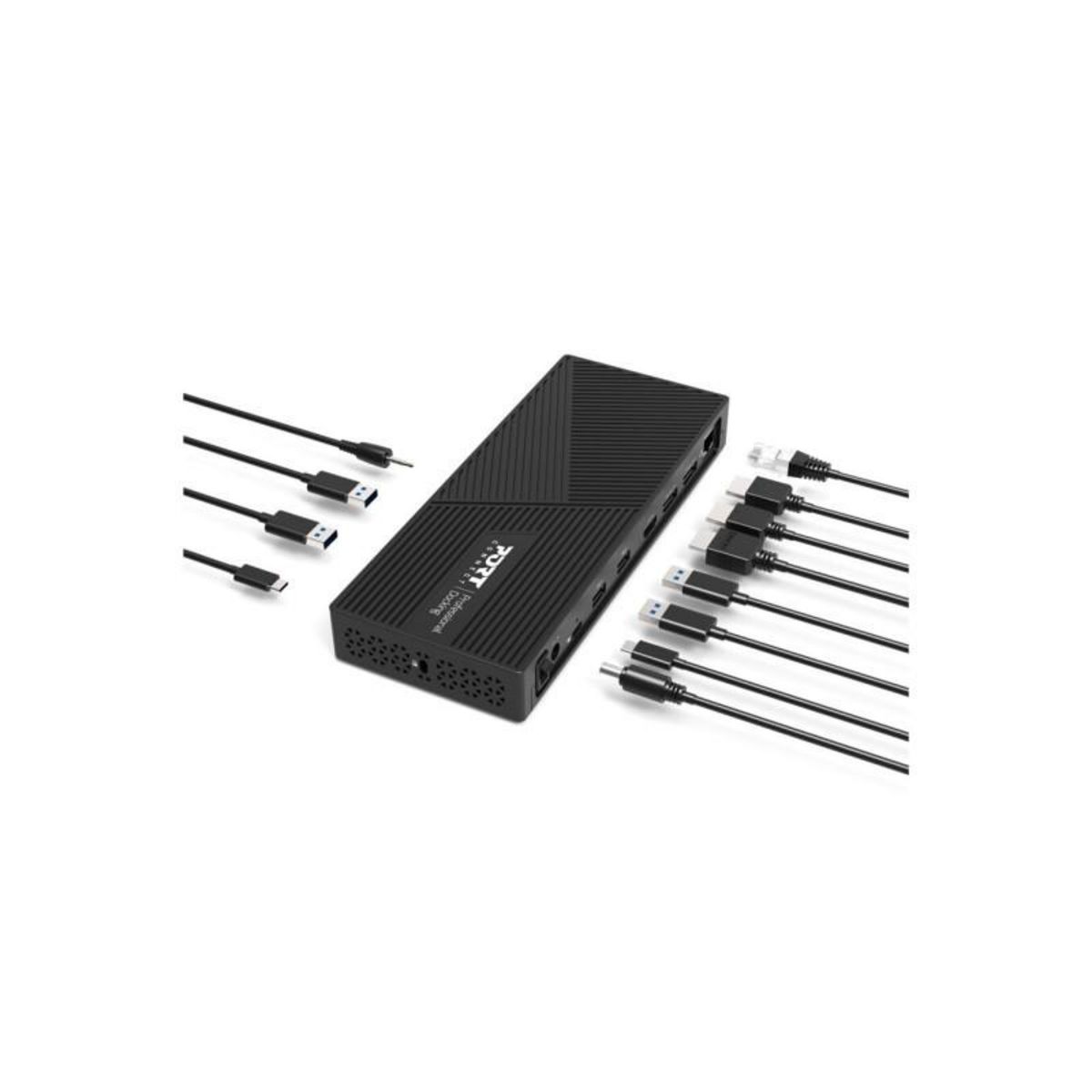 Port Station d accueil PC portable Port STATION D ACCUEIL TYPE C 11 EN 1 TRIPLE AFFICHAGE EN 4 K PD 100W