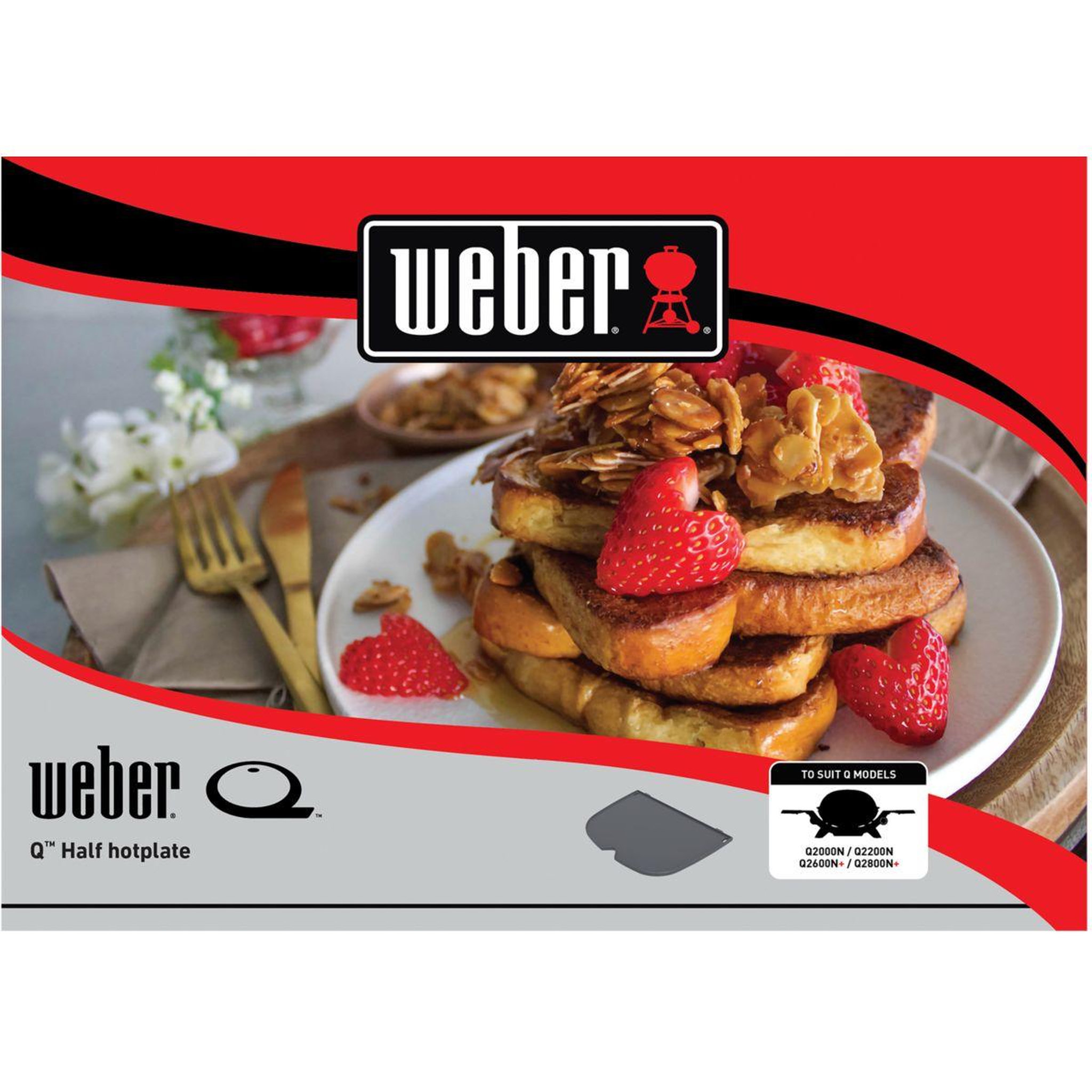 Voir la diapositive 2 : Weber Plancha pour barbecue 3400864 pour q2100n