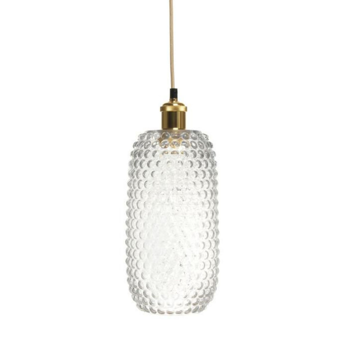 Paris Prix Lampe Suspension en Verre  Irina  34cm Transparent