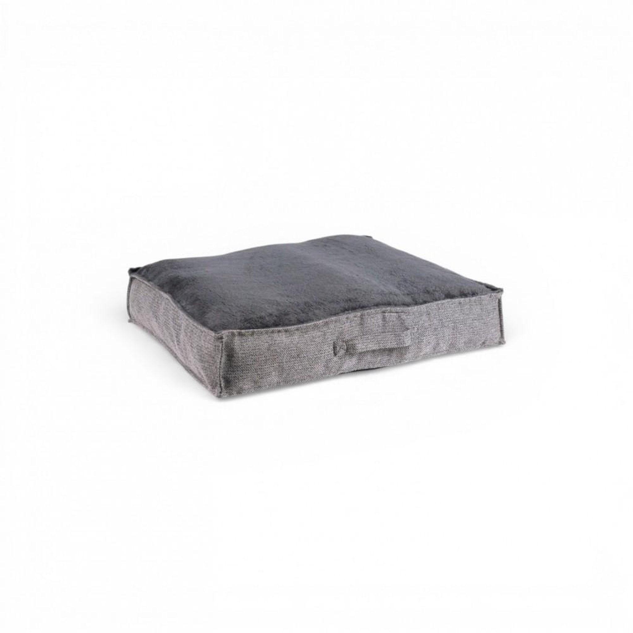 MON AMI LUKI Matelas lines bi-matière - antidérapant - confortable - petit chien. Coloris disponibles : Gris