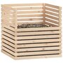 Voir la diapositive 4 : VIDAXL Composteur 100x100x102 cm Bois massif de pin