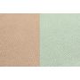 Voir la diapositive 4 : BJORN Set de table ovale réversible - 6 pièces - Cuir recyclé rose pâle et vert pâle