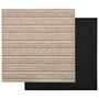 Voir la diapositive 4 : VIDAXL Dalles de tapis de sol 20 pcs 5 m^2 50x50 cm Beige raye