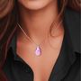 Voir la diapositive 2 : SC CRYSTAL Collier goutte par SC Crystal®