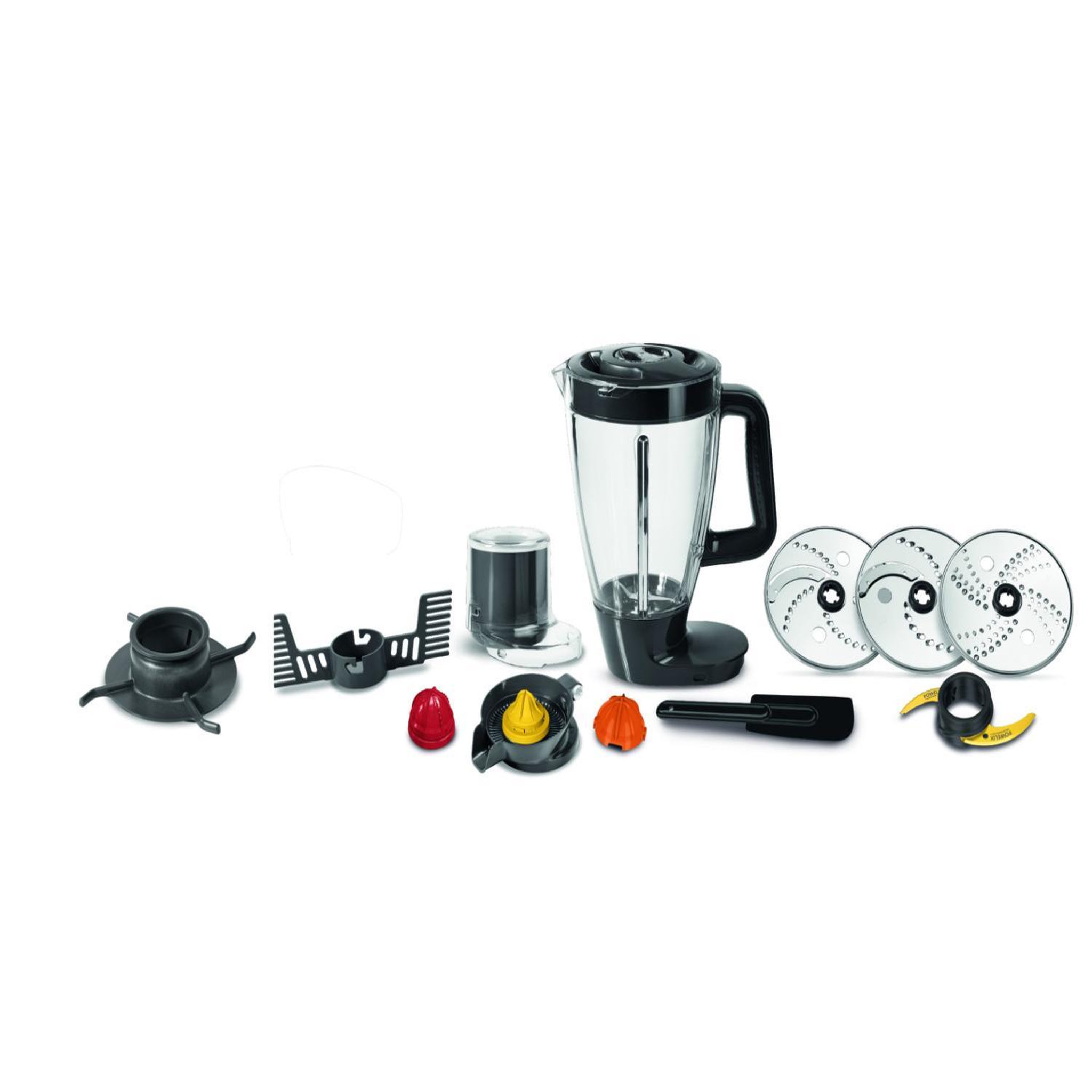 Voir la diapositive 3 : MOULINEX Robot multifonction 2l 1000w gris - FP825E10