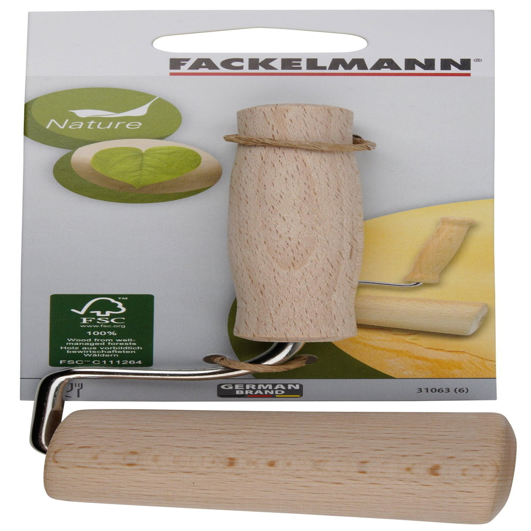 Voir la diapositive 5 : Fackelmann Mini rouleau à pâtisserie en bois 17 cm fackelmann boissellerie