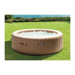 INTEX Spa gonflable PureSpa Olive rond Bulles 8 places - Intex