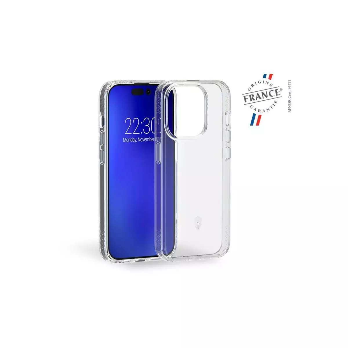 FORCE CASE Coque iPhone 15 Pro Max Transparent pulse