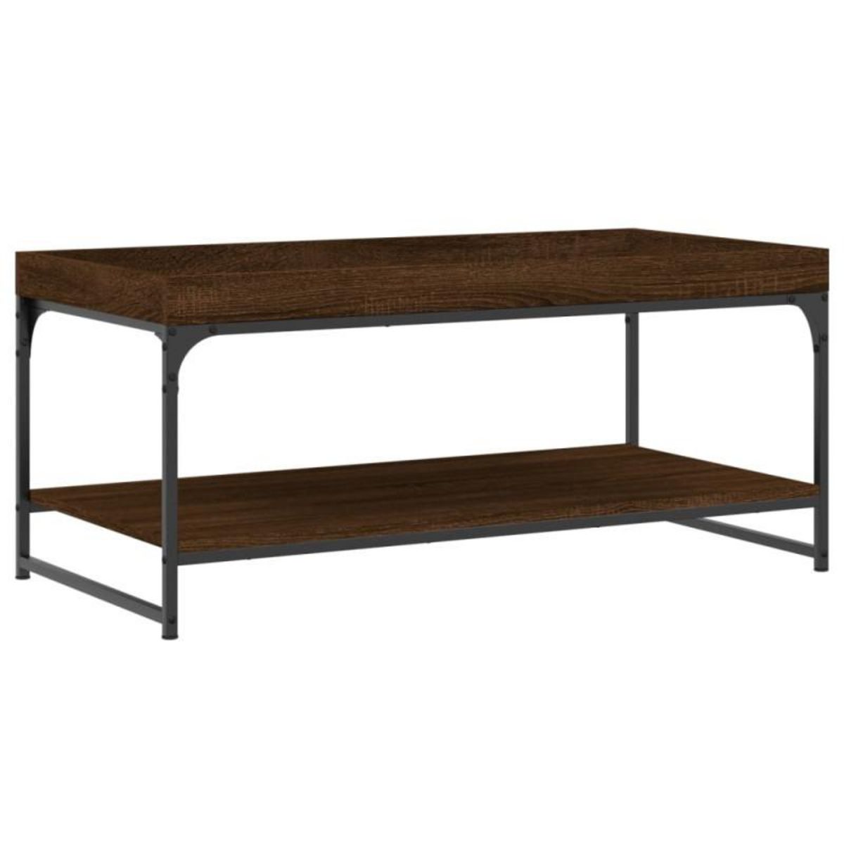 VIDAXL Table basse chêne marron 100x49x45 cm bois d ingénierie