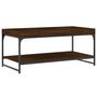 Voir la diapositive 6 : VIDAXL Table basse chêne marron 100x49x45 cm bois d ingénierie