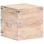 Voir la diapositive 5 : VIDAXL Coffre 40x40x40 cm Bois d'acacia solide