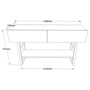 Voir la diapositive 5 : CONCEPT USINE Console style industriel TARA