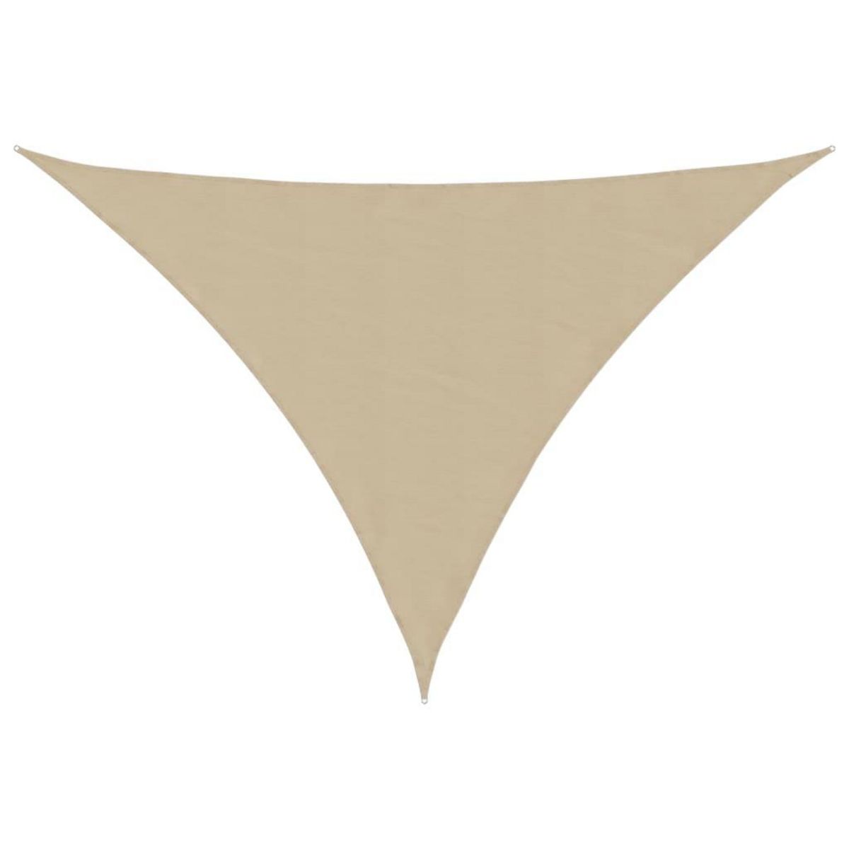 VIDAXL Voile de parasol tissu oxford triangulaire 4,5x4,5x4,5 m beige