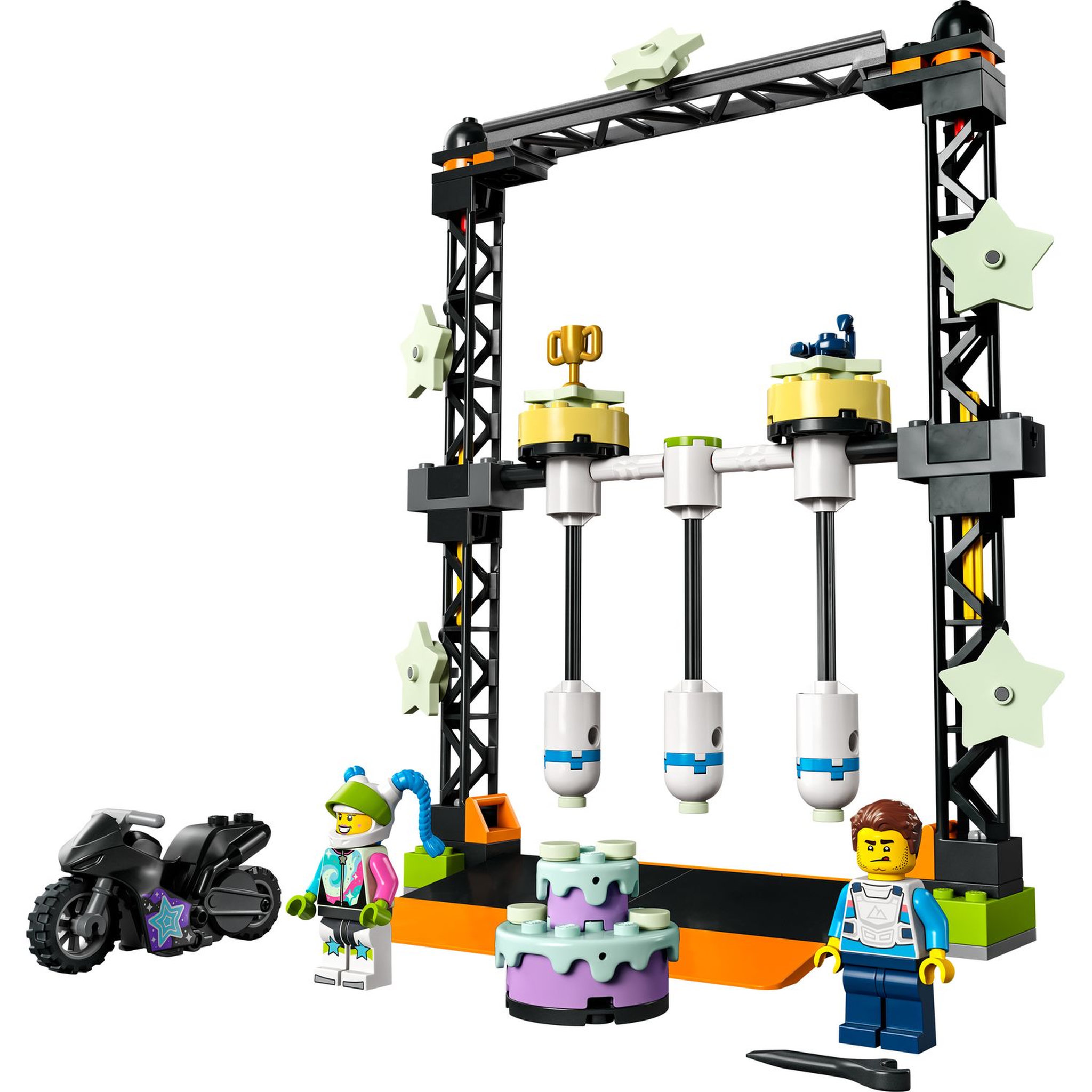 Voir la diapositive 3 : LEGO City Stuntz 60341 Le Défi de Cascade : Les Balanciers