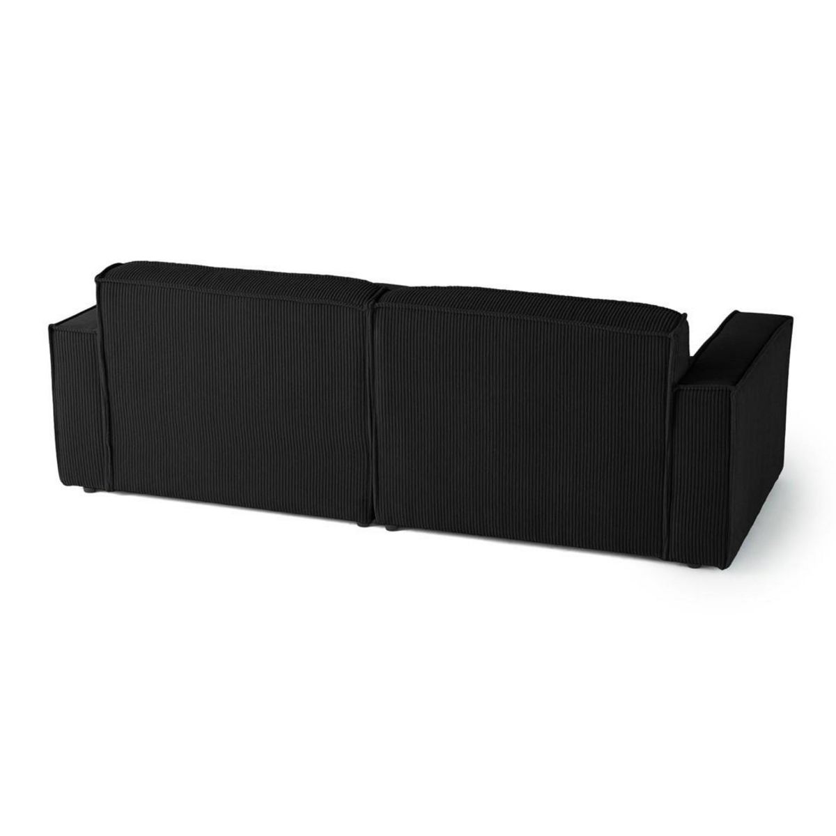 LISA DESIGN Spiaggia - canapé d'angle droit - 4 places - en velours côtelé