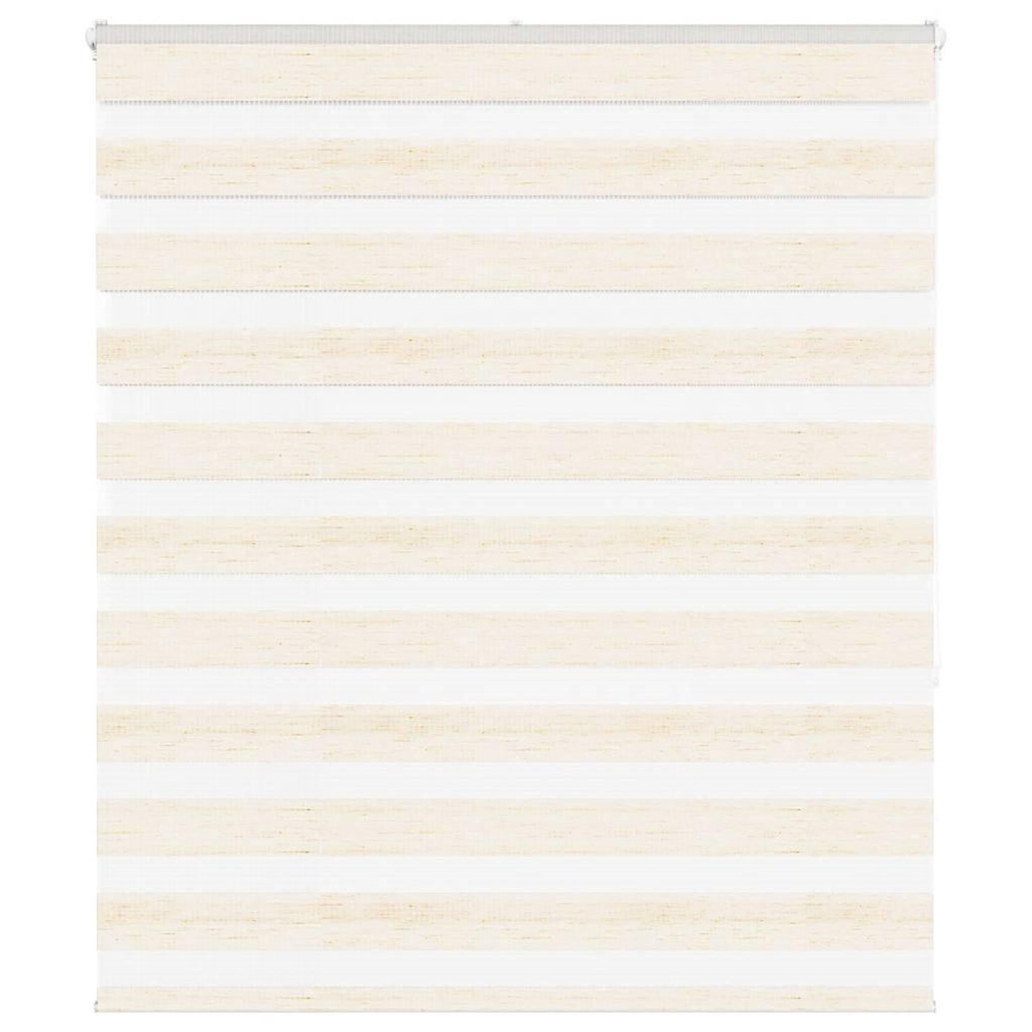 VIDAXL Store zebre beige marbre largeur du tissu 125,9 cm polyester