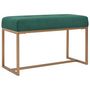 Voir la diapositive 1 : VIDAXL Banc 80 cm Vert Velours