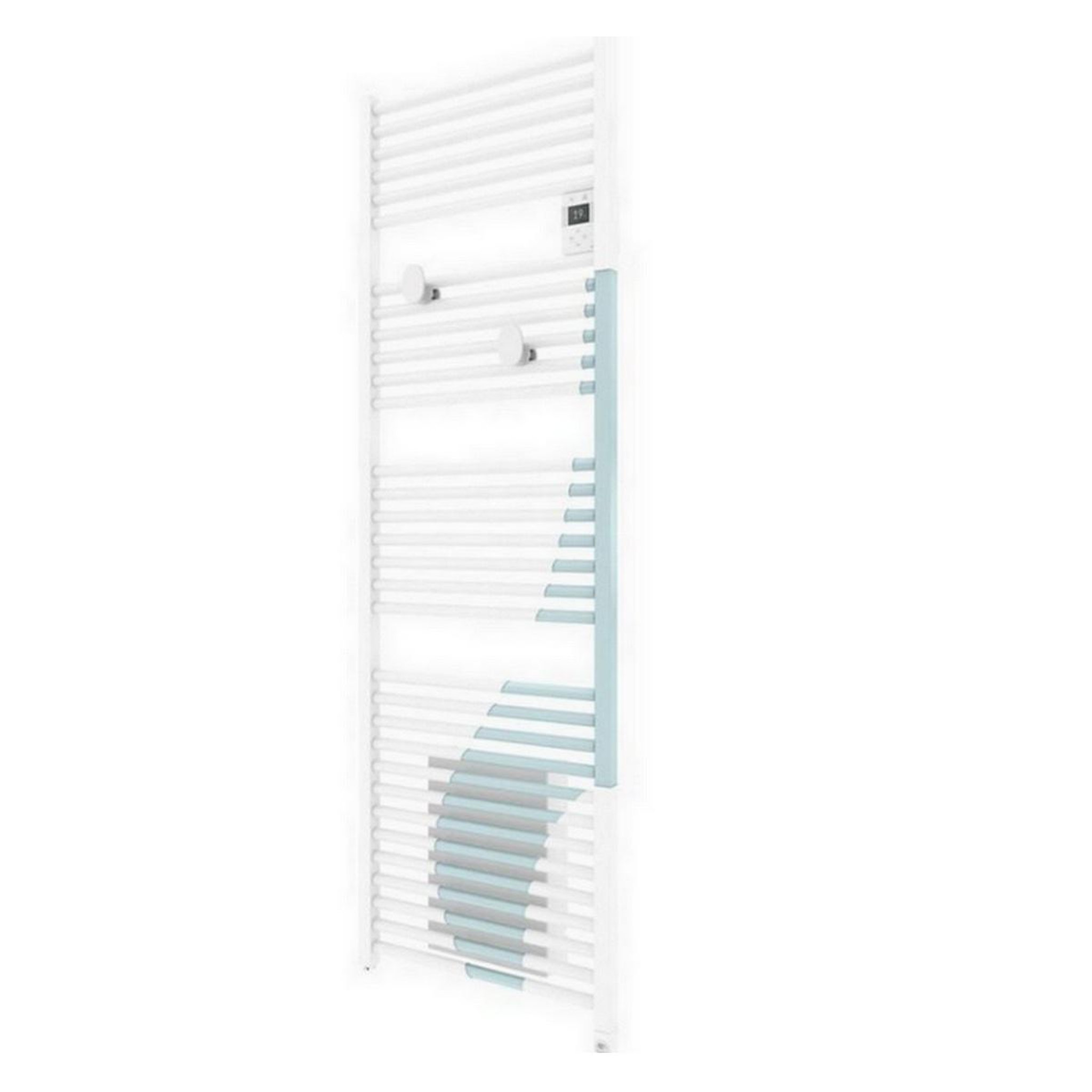 Voir la diapositive 2 : Thermor Sèche serviettes électrique 1500w brillant/blanc - 471646
