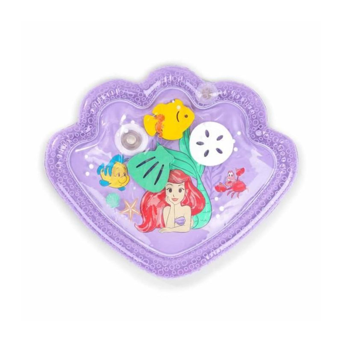 DISNEY DISNEY BABY -ARIEL- Tapis d'eau pour bébé, jeu sensoriel et d'éveil?, gonflable, facile a nettoyer, pliable, jouets des la na