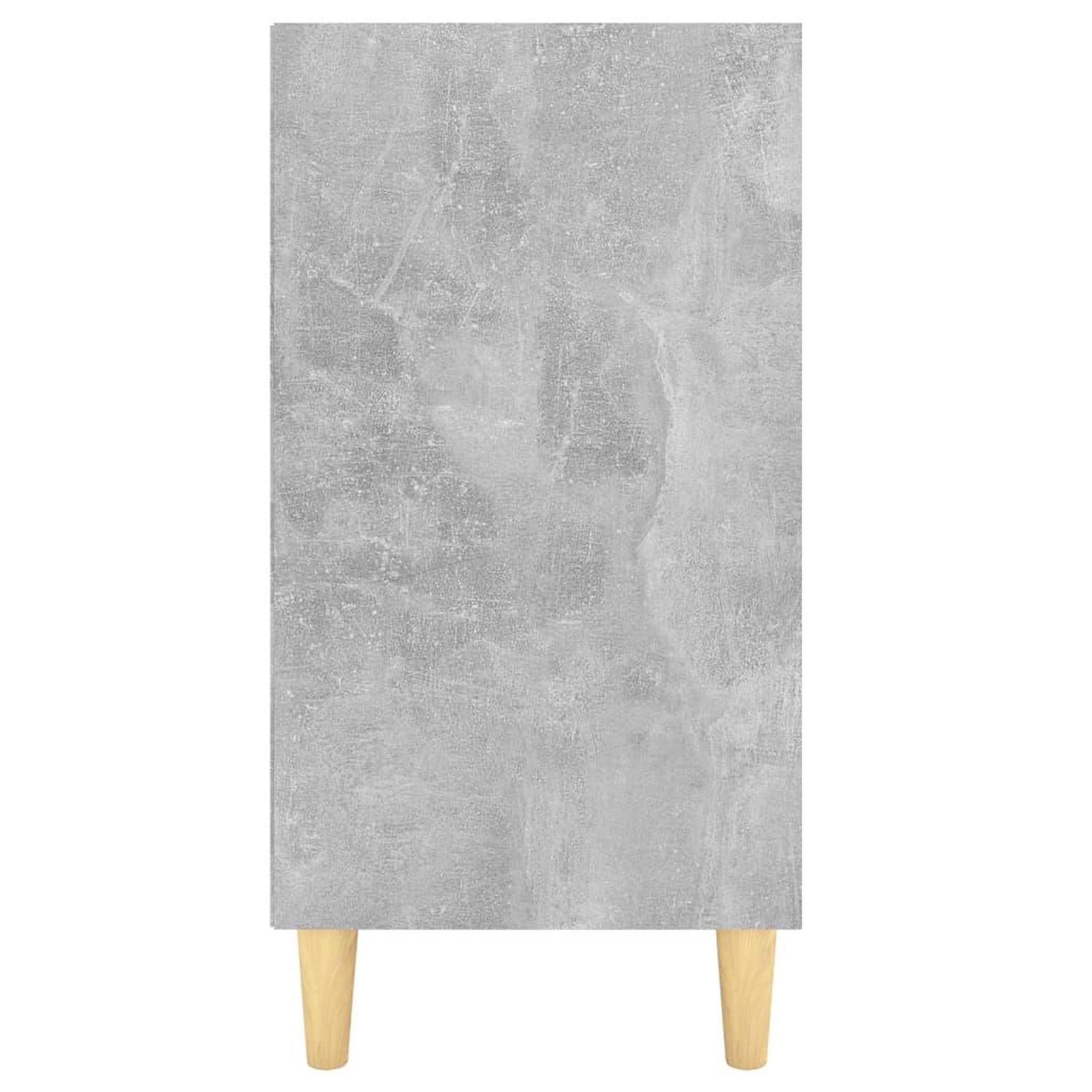 Voir la diapositive 5 : VIDAXL Buffet gris beton 103,5x35x70 cm bois d'ingenierie