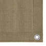 Voir la diapositive 3 : VIDAXL Ecran de balcon Taupe 120x500 cm PEHD