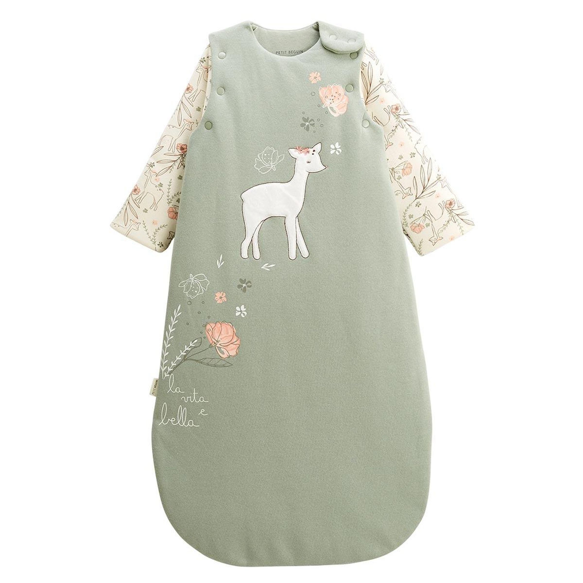 Petit Béguin Gigoteuse d'hiver en molleton Lison