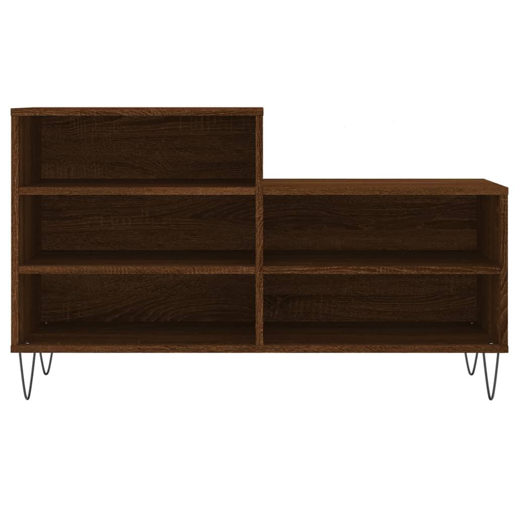 Voir la diapositive 4 : VIDAXL Armoire a chaussures Chene marron 102x36x60cm Bois d'ingenierie