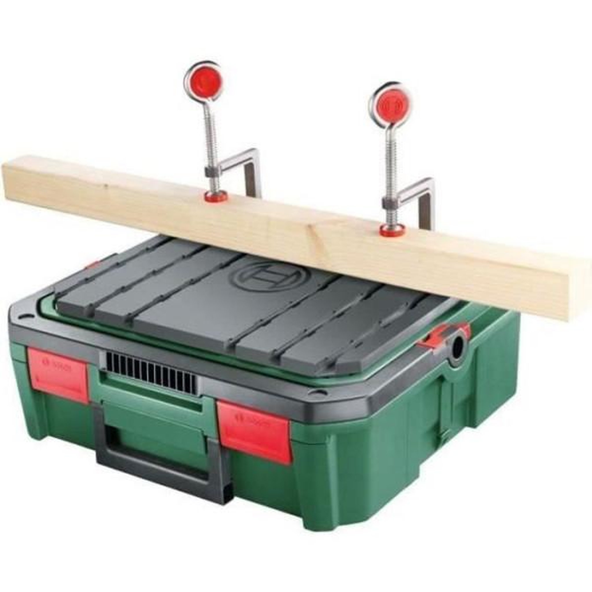 BOSCH BOSCH Boîte de rangement SystemBox - Taille S + Etabli de Sciage