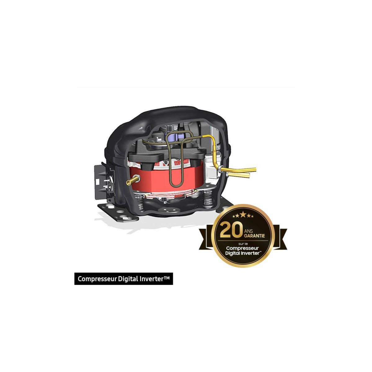 Samsung Réfrigérateur combiné encastrable BRB26705EWW Metal Cooling