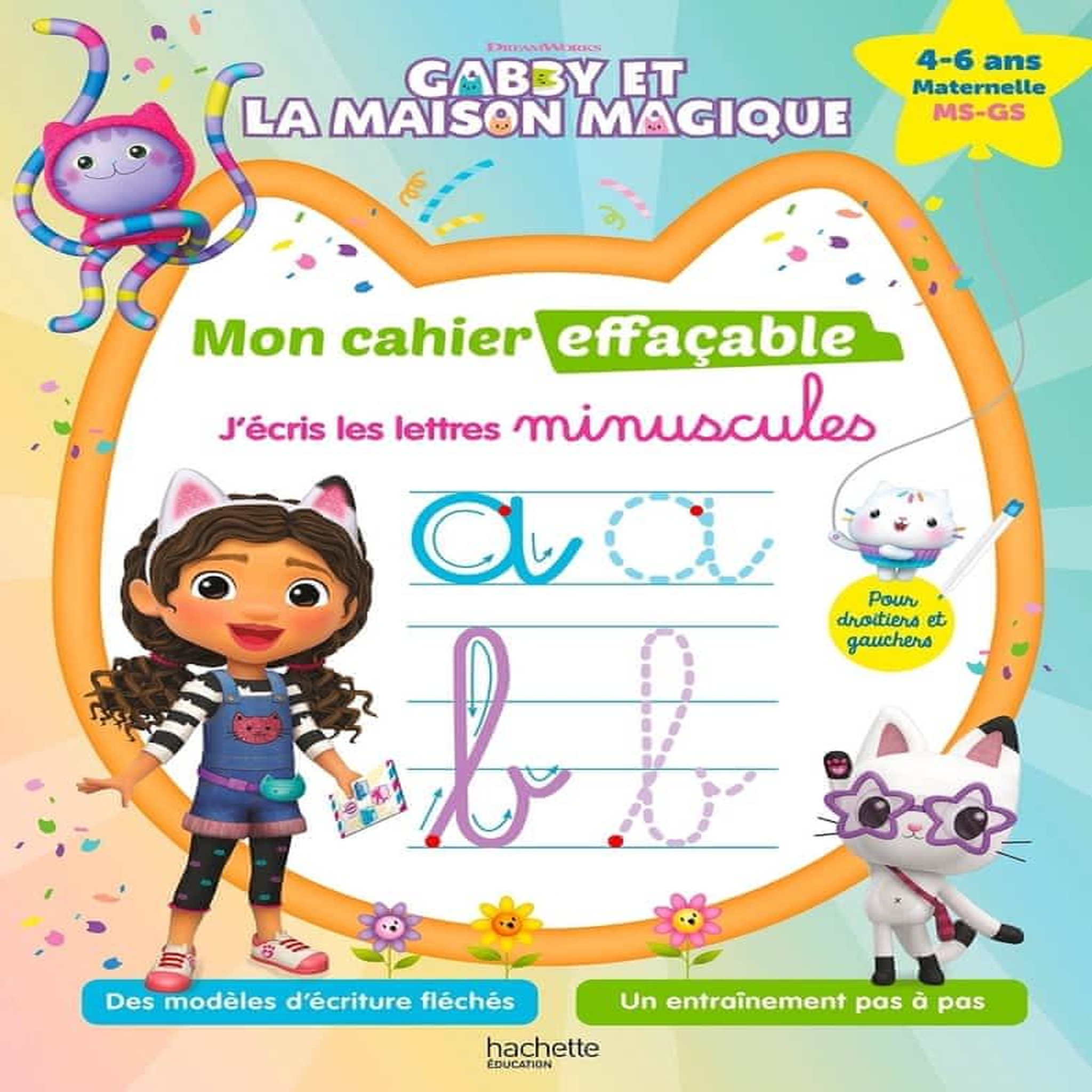 J'ECRIS LES LETTRES MINUSCULES GABBY ET LA MAISON MAGIQUE. MS-GS, Saint Emmanuel