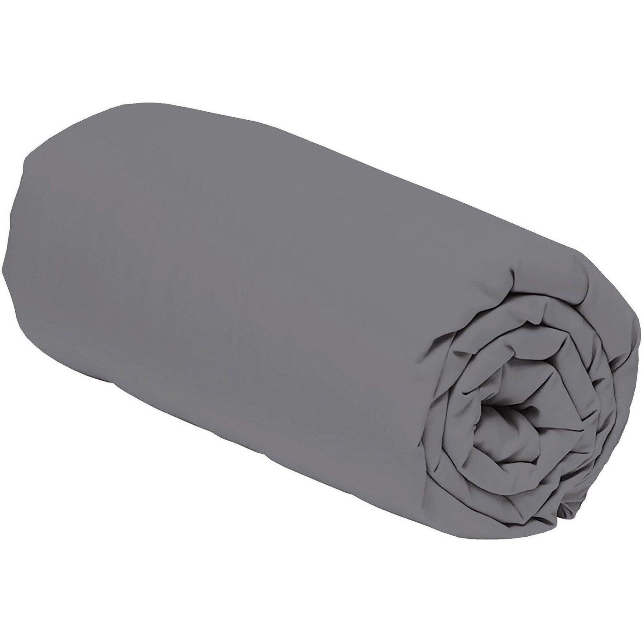 Voir la diapositive 2 : Home collection Drap housse 100%percale de coton 80 fils/cm2-uni
