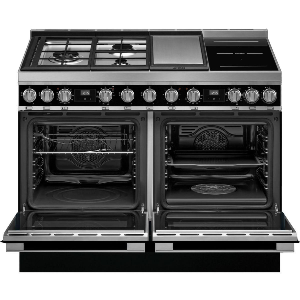 SMEG Piano de cuisson mixte CPF120IGMPBL