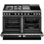 Voir la diapositive 2 : SMEG Piano de cuisson mixte CPF120IGMPBL