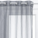 ATMOSPHERA Voilage design 3D Croix. Coloris disponibles : Gris