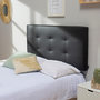 Voir la diapositive 4 : MARCKONFORT Tête de lit Carla 150x60 cm Noir, rembourrée de Mousse