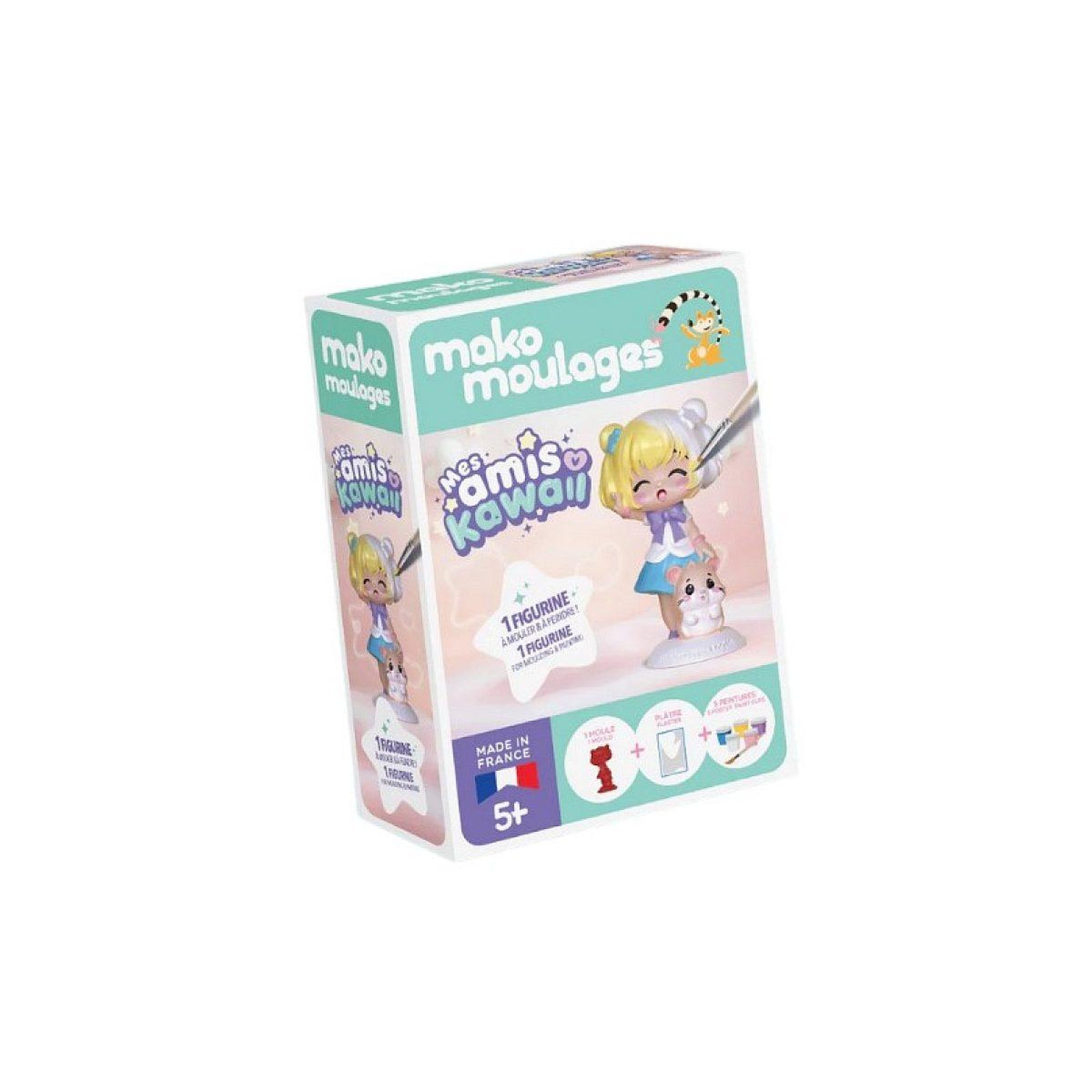 Mako Creations Mako moulages - la fillette et son hamster