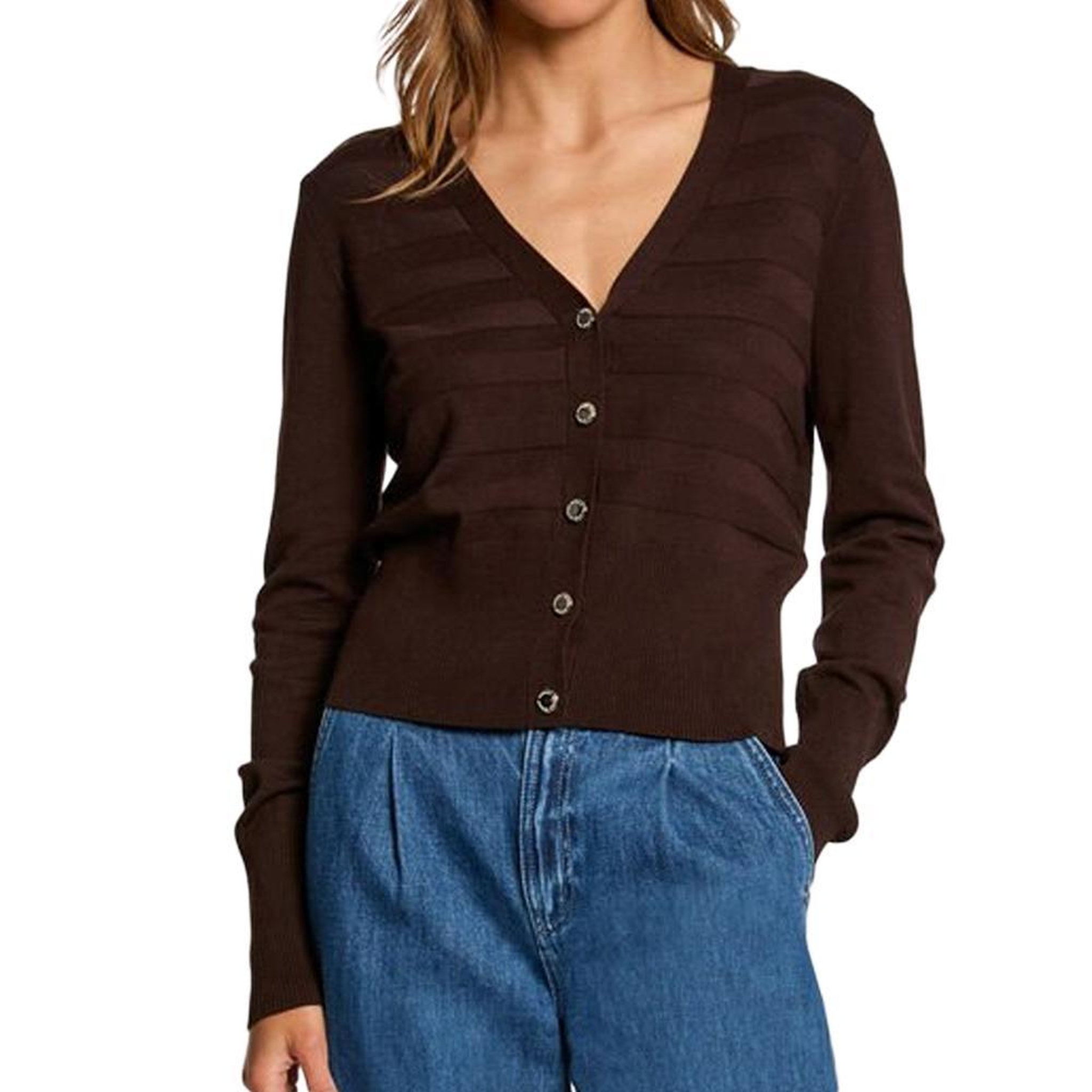 Voir la diapositive 1 : MORGAN Gilet  Femme Morgan MENTHI