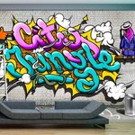 Paris Prix Papier Peint  Pink Parrot. Coloris disponibles : Multicolore