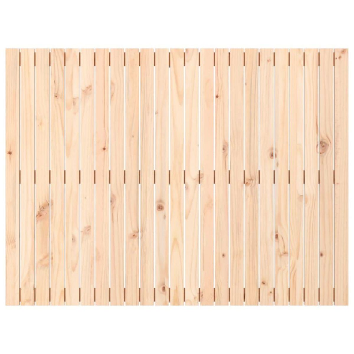 VIDAXL Tete de lit murale 146,5x3x110 cm Bois massif de pin