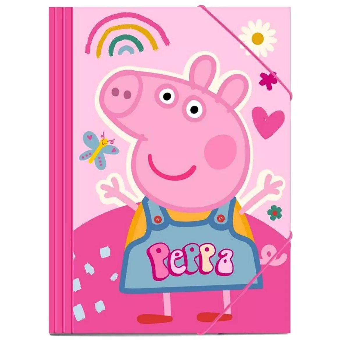 Peppa Pig Pochette a rabat Peppa Pig Elastique chemise A4