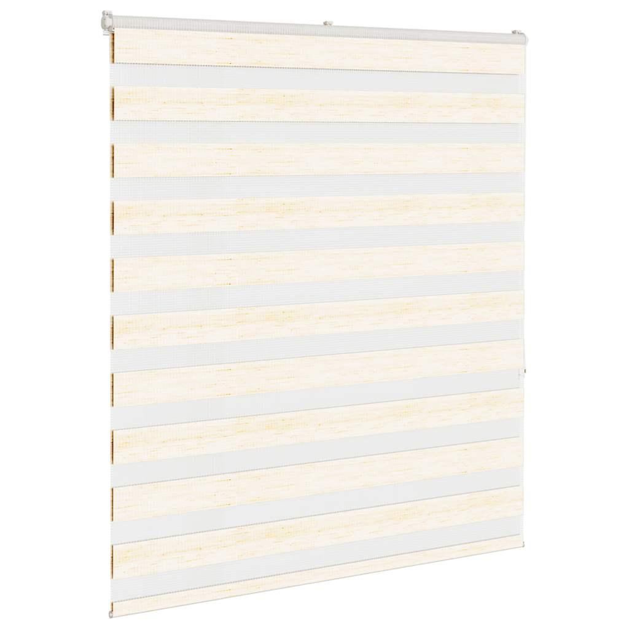Voir la diapositive 3 : VIDAXL Store zebre beige marbre largeur du tissu 120,9 cm polyester