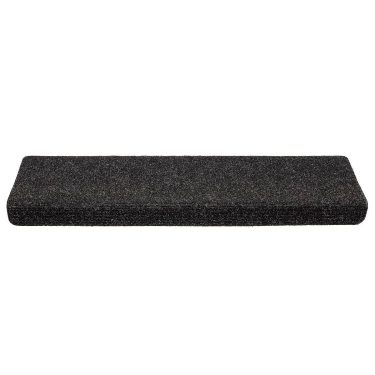 VIDAXL Tapis de marches d'escalier 5 pcs Noir 65x21x4 cm Aiguillete