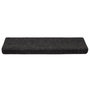 Voir la diapositive 4 : VIDAXL Tapis de marches d'escalier 5 pcs Noir 65x21x4 cm Aiguillete
